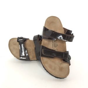 Birkenstock Birkis 2 Strap Vel-cro Sandals READ